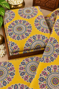 Mustard Mandala Heritage Print Fabric