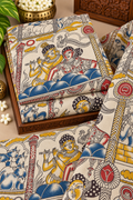 Radha Krishna Heritage Kalamkari Fabric