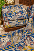Royal Blue Heritage Kalamkari Fabric